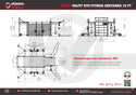15" MilFit Mobile Fitness Container - Sonderanfertigung -  Edelstahl Functional Training Anlage