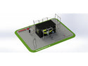 15" MilFit Mobile Fitness Container - Sonderanfertigung -  Edelstahl Functional Training Anlage