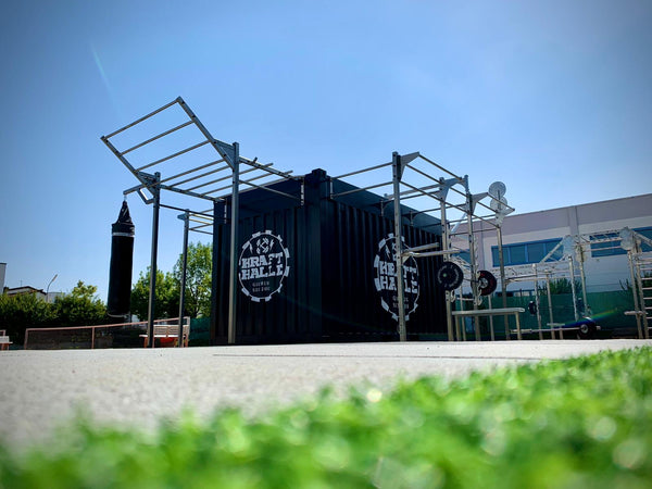 15" MilFit Mobile Fitness Container - Sonderanfertigung -  Edelstahl Functional Training Anlage